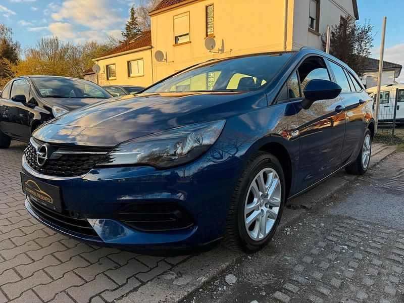 Gebraucht Opel Astra 110 PS (80 kW) 2020 Blau Kombi