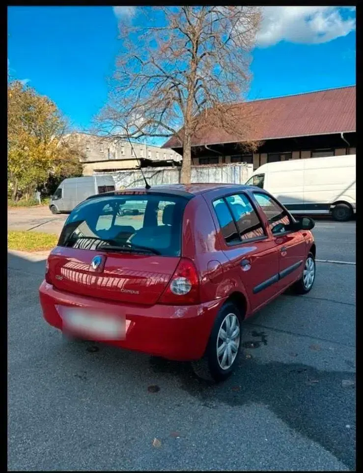 Brugt Renault Clio II Campus 75 HK (55 kW) 2009 Rød Hatchback