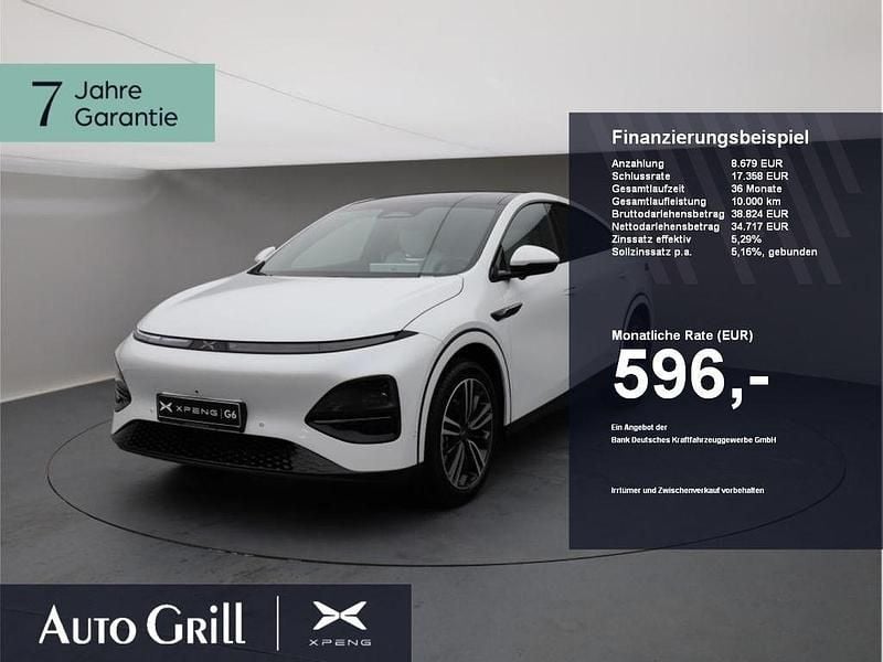 Weiß arctic white Neu 2025 XPENG G6 RWD Long Range SUV | 41.920 € (Guter Preis) - Bild 1/4