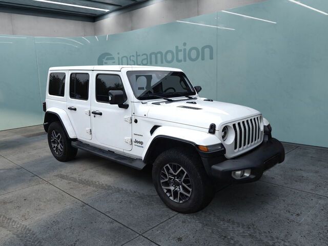 Weiß Gebraucht 2022 Jeep Wrangler Sahara SUV | 56.888 € (Guter Preis) - Bild 1/2