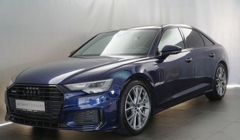Blau (navarrablau metallic) Gebraucht 2020 Audi A6 S-Line Limousine | 37.990 € (Guter Preis) - Bild 1/4