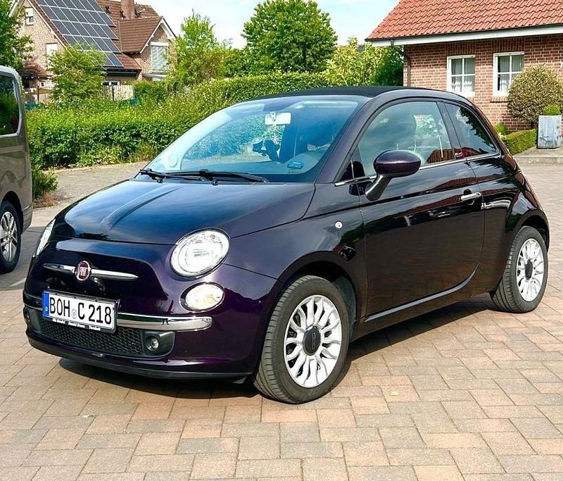 Violett Gebraucht 2014 Fiat 500C Lounge Cabrio | 7.000 € (Guter Preis) - Bild 1/4