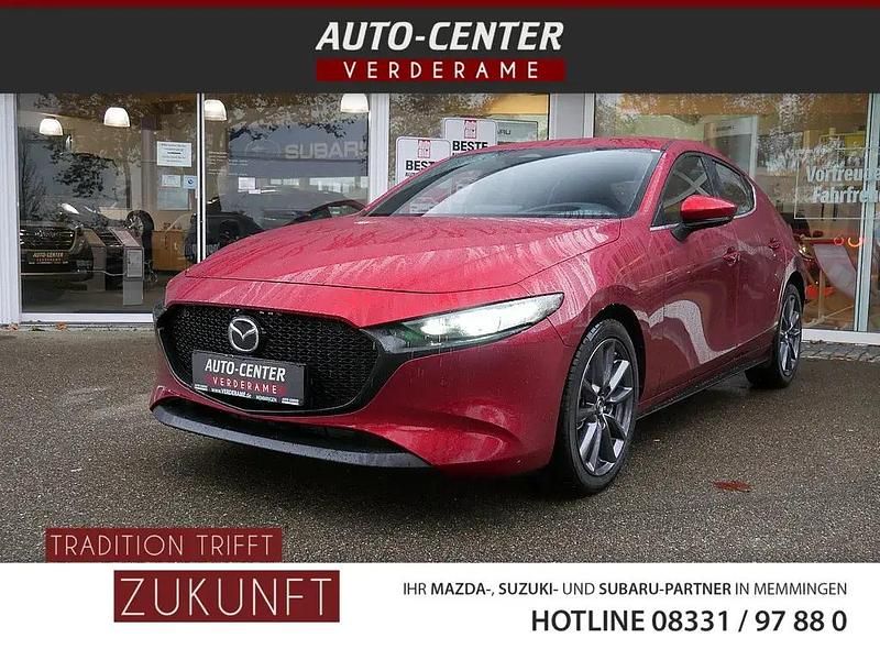 Soul red crystal Gebraucht 2024 Mazda 3 Exclusive-Line Limousine | 28.990 € (Fairer Preis) - Bild 1/2