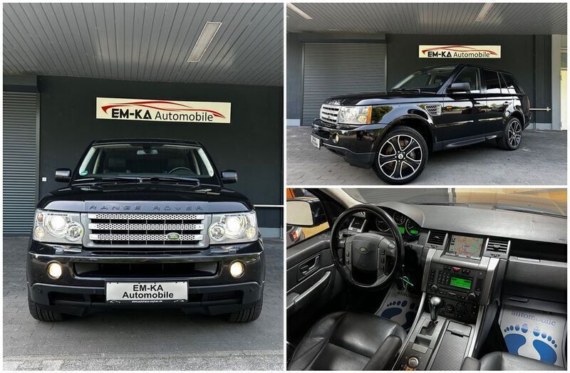 Schwarz Gebraucht 2007 Land Rover Range Rover Sport HSE SUV | 8.300 € (Teuer) - Bild 1/4