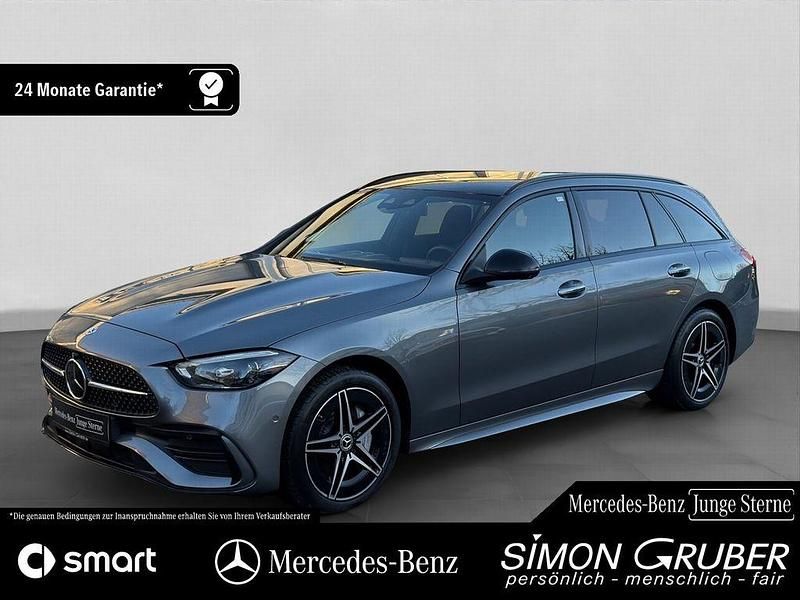 Lack selenitgrau (metallic) Gebraucht 2023 Mercedes C300e AMG Kombi | 48.900 € (Teuer) - Bild 1/4