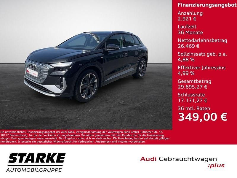 Schwarz Gebraucht 2022 Audi Q4 e-tron S-Line SUV | 29.390 € (Fairer Preis) - Bild 1/4