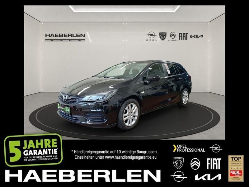 Onyx schwarz Gebraucht 2022 Opel Astra Edition Kombi | 15.890 € (Superpreis) - Bild 1/4