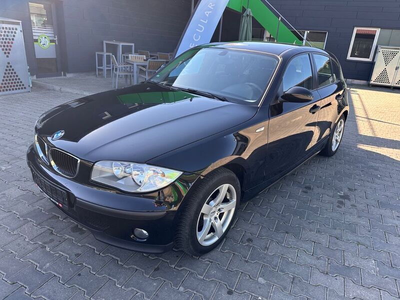 Schwarz Gebraucht 2007 BMW 116 Sport Line Kleinwagen | 3.980 € (Fairer Preis) - Bild 1/4