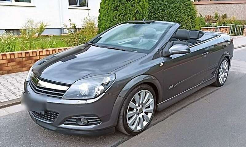 Grau Gebraucht 2008 Opel Astra Cabriolet OPC Cabrio | 7.900 € (Teuer) - Bild 1/4