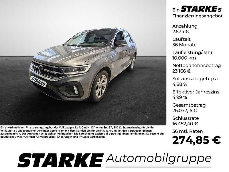 Gebraucht VW T-Roc R-line 150 PS (110 kW) 2022 Grau SUV