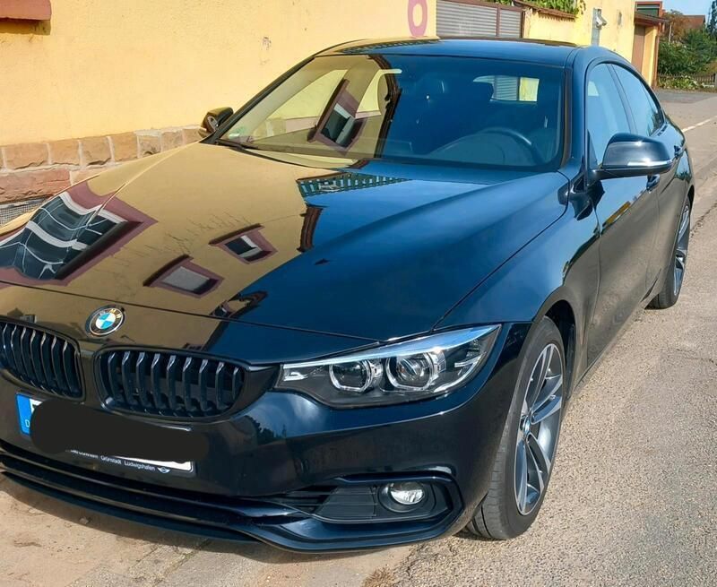 Schwarz Gebraucht 2021 BMW 420 Gran Coupé Sport Line Coupé | 27.000 € - Bild 1/4