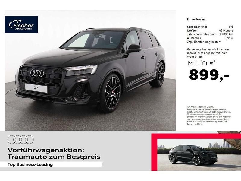 Schwarz Gebraucht 2024 Audi Q7 S-Line SUV | 98.980 € - Bild 1/4