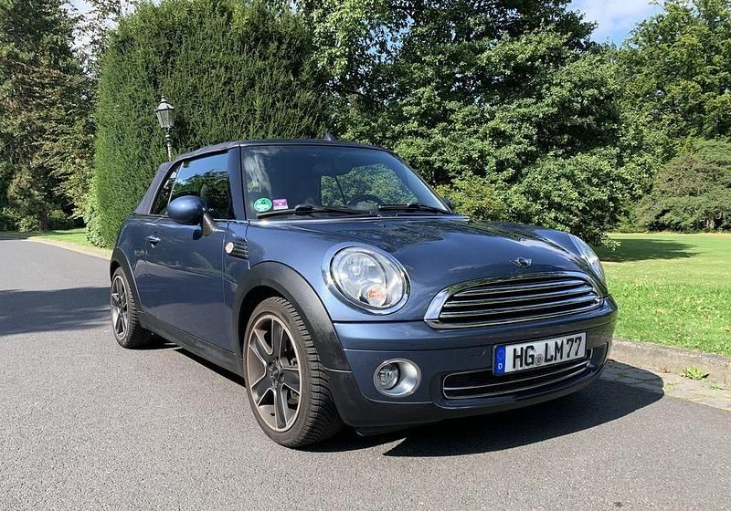 Blau Gebraucht 2009 Mini Cooper Cabriolet Cabrio | 7.990 € (Fairer Preis) - Bild 1/4