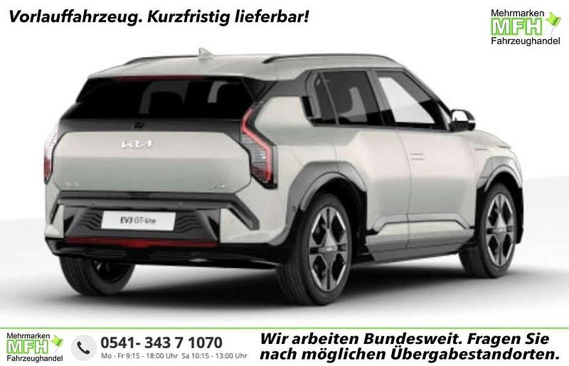 Ivory silber matt Neu 2025 Kia EV3 GT-Line SUV | 40.444 € (Fairer Preis) - Bild 1/2