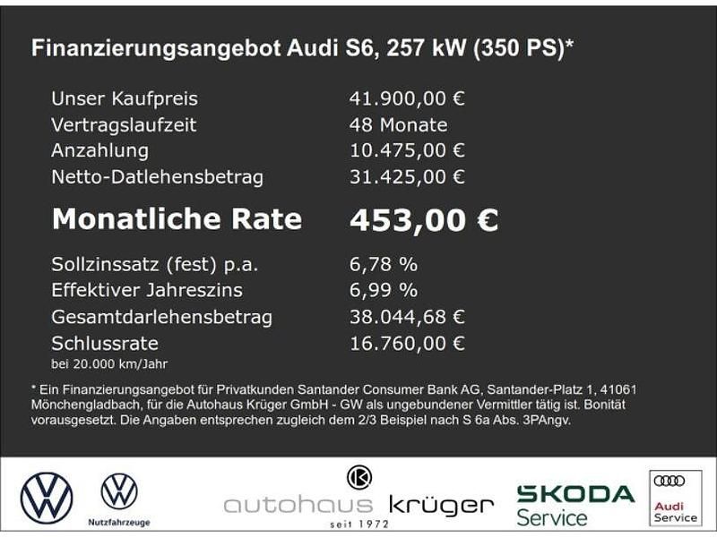 Gebraucht Audi S6 Design 349 PS (256 kW) 2020 Grau Kombi