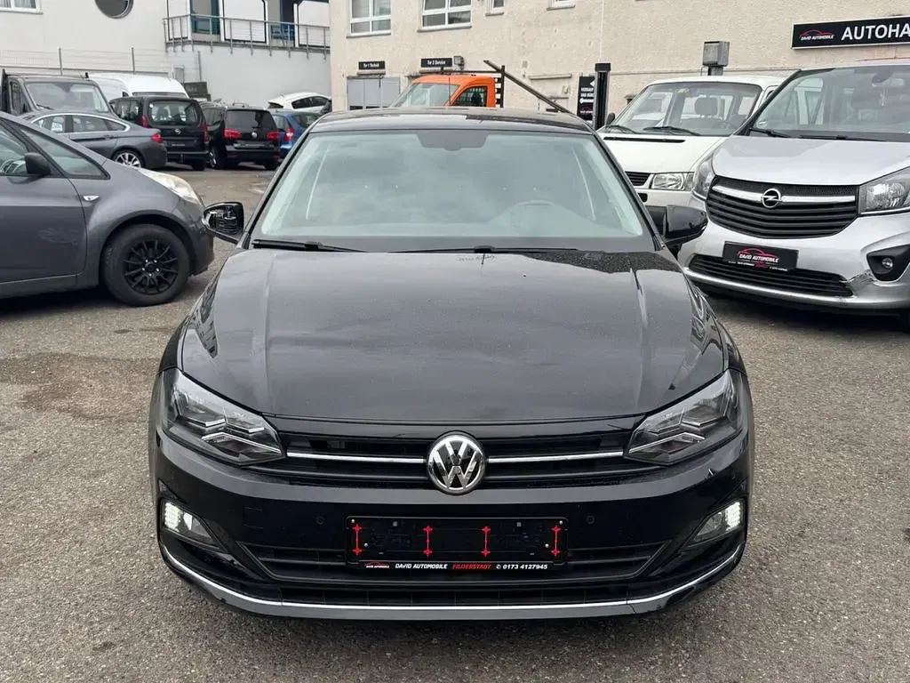 Gebraucht VW Polo Highline 95 PS (69 kW) 2019 Schwarz Kleinwagen