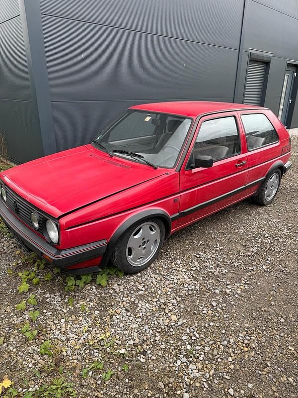 Rot Gebraucht 1991 VW Golf II Kleinwagen | 1.300 € - Bild 1/4