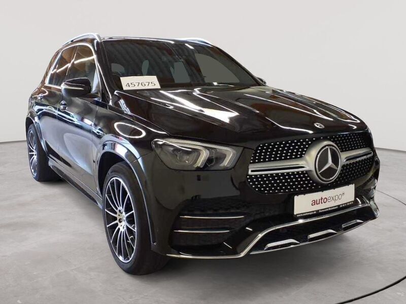 Schwarz Gebraucht 2022 Mercedes GLE350e AMG line SUV | 53.490 € (Superpreis) - Bild 1/4