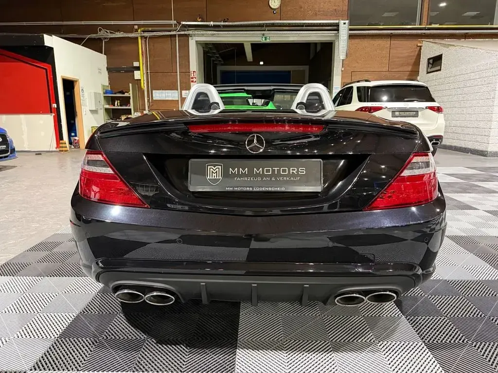 Gebraucht Mercedes SLK55 AMG AMG 421 PS (309 kW) 2012 Schwarz Cabrio