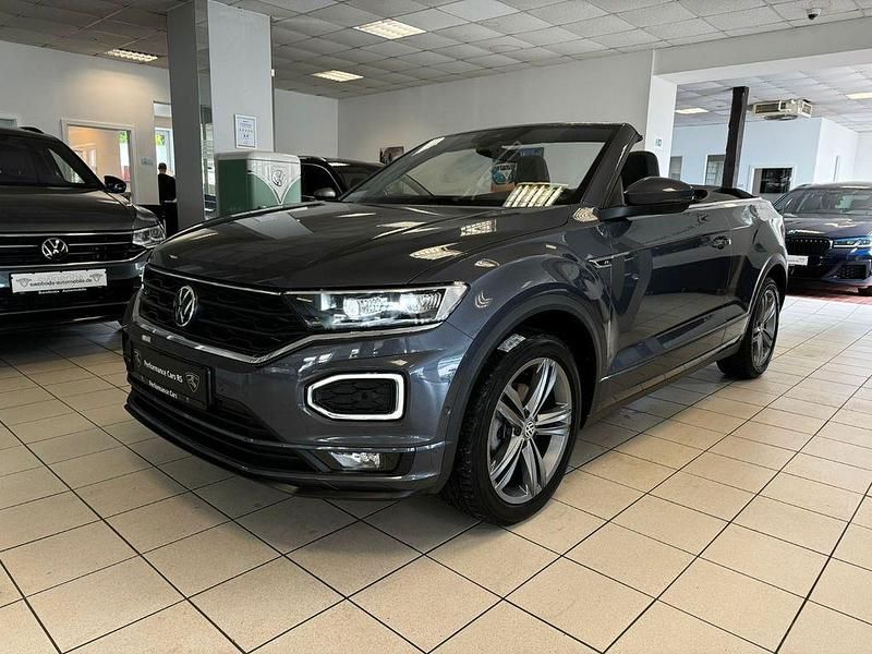Rauchgrau metallic Gebraucht 2021 VW T-Roc Cabriolet R-line Cabrio | 26.990 € (Fairer Preis) - Bild 1/4