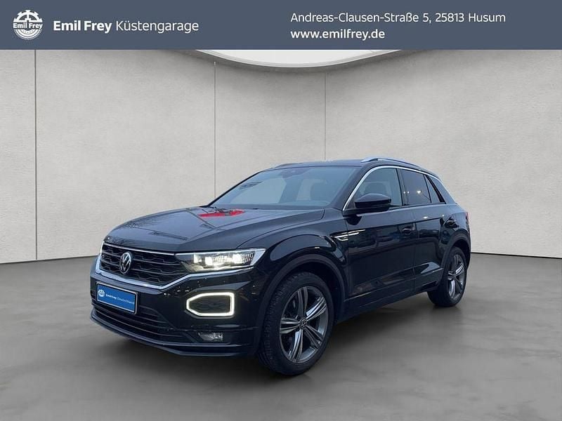 Schwarz Gebraucht 2021 VW T-Roc Sportline SUV | 24.890 € (Superpreis) - Bild 1/4