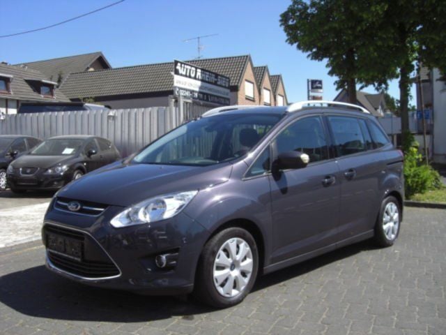 Gebraucht Ford Grand C-Max 125 PS (91 kW) 2013 Grau metallic Van / Kleinbus