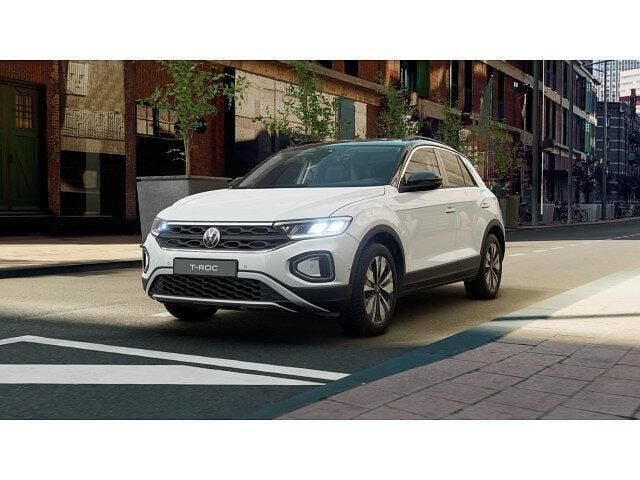 Pure white/schwarz Gebraucht 2024 VW T-Roc Goal SUV | 28.690 € (Fairer Preis) - Bild 1/4