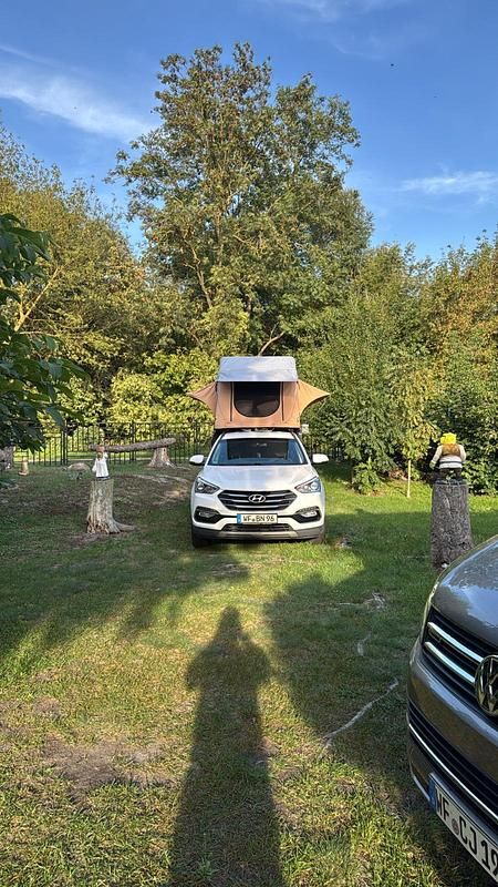 Weiß Gebraucht 2017 Hyundai Santa Fe SUV | 16.000 € (Etwas zu teuer) - Bild 1/2