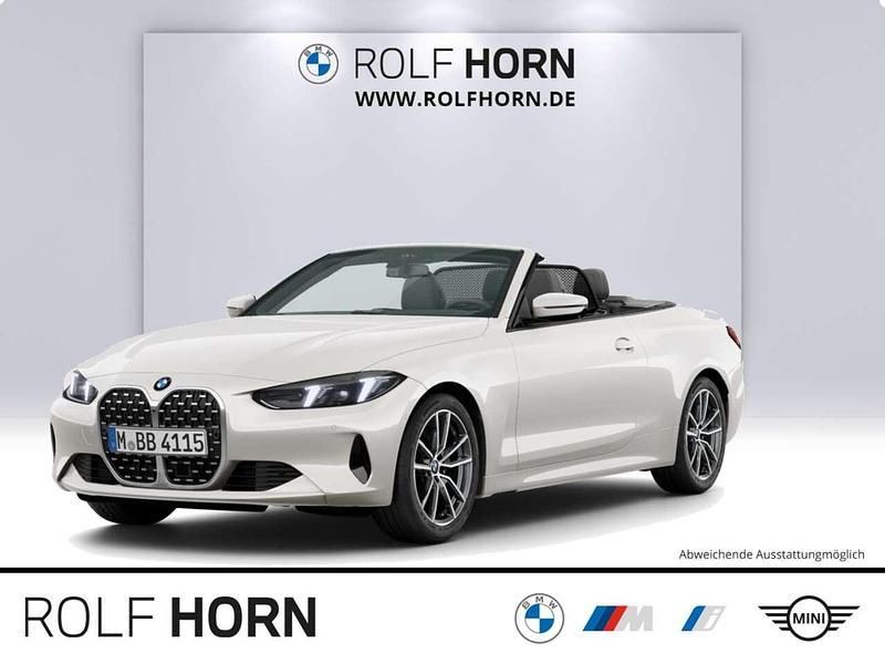 Mineralweiß metallic Gebraucht 2024 BMW 420 Cabrio | 48.980 € (Fairer Preis) - Bild 1/4