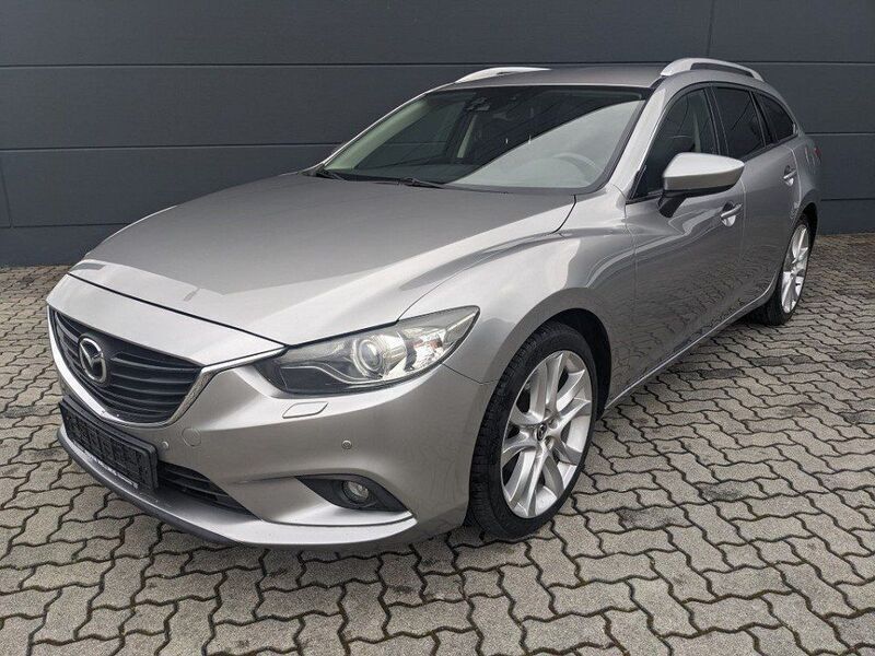 Silber Gebraucht 2014 Mazda 6 Sports-Line Kombi | 4.880 € (Superpreis) - Bild 1/4