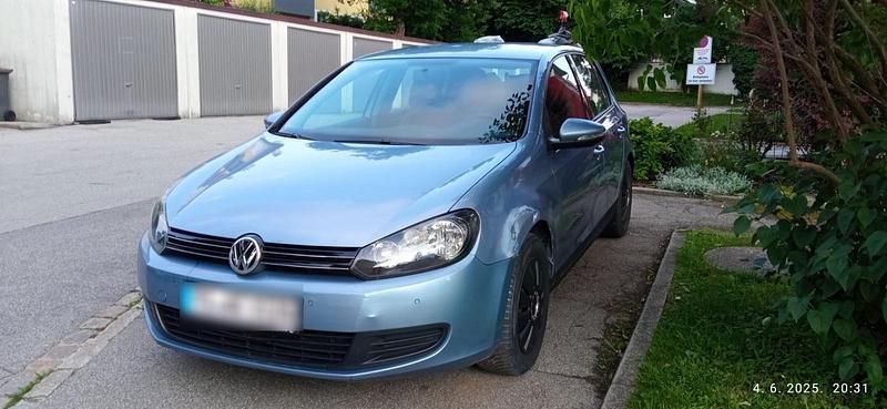 Blau Gebraucht 2009 VW Golf VI Limousine | 3.650 € (Etwas zu teuer) - Bild 1/4