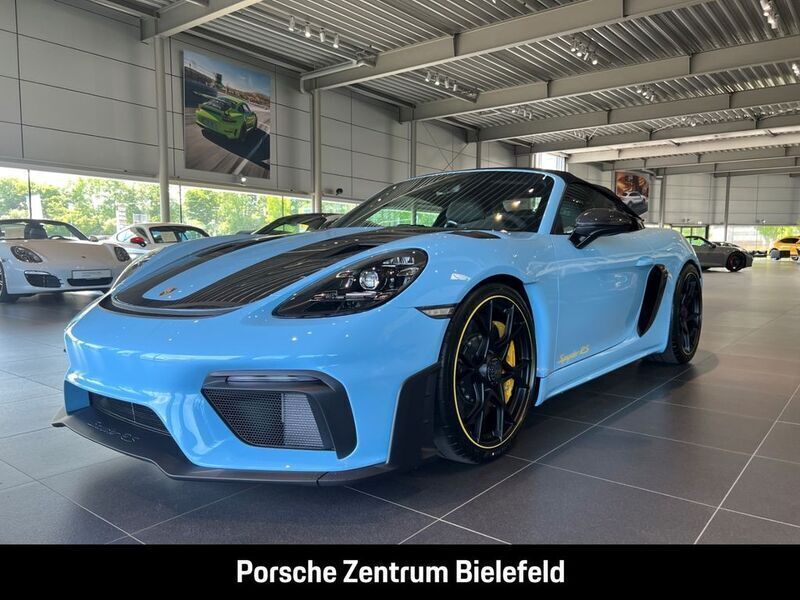Blau Neu 2025 Porsche 718 Spyder Sport Cabrio | 203.968 € - Bild 1/4
