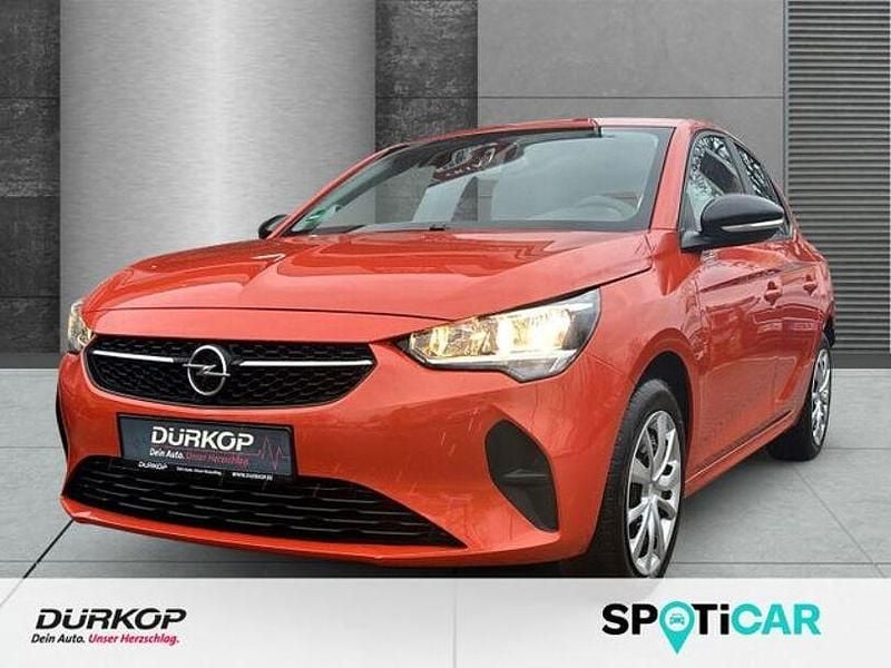 Power orange/dynamik orange Gebraucht 2021 Opel Corsa-e Edition Kleinwagen | 12.350 € (Superpreis) - Bild 1/4