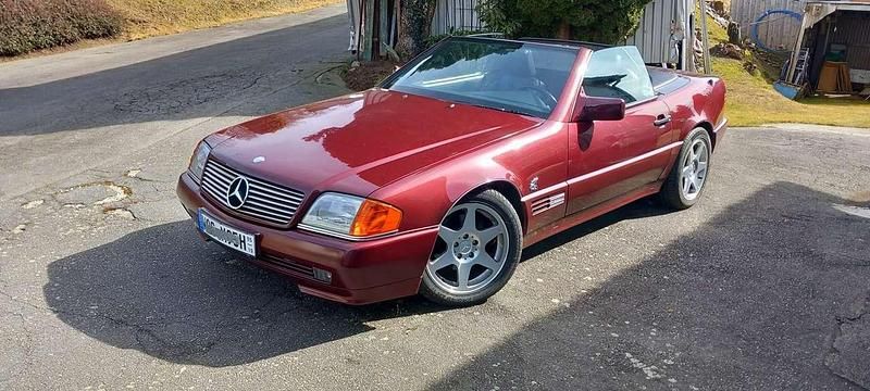 Rot Gebraucht 1991 Mercedes SL300 Cabrio | 19.000 € - Bild 1/4