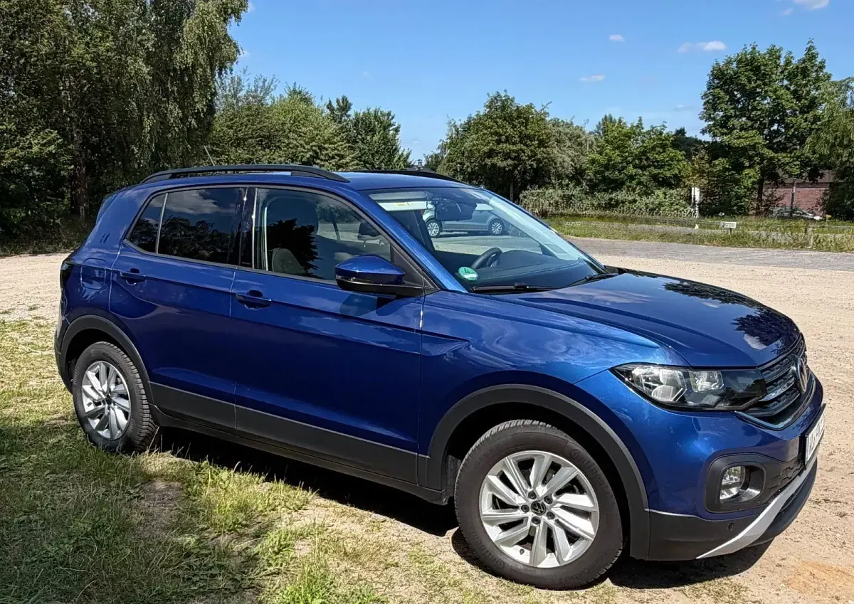 Gebraucht VW T-Cross Life 110 PS (80 kW) 2021 Blau SUV