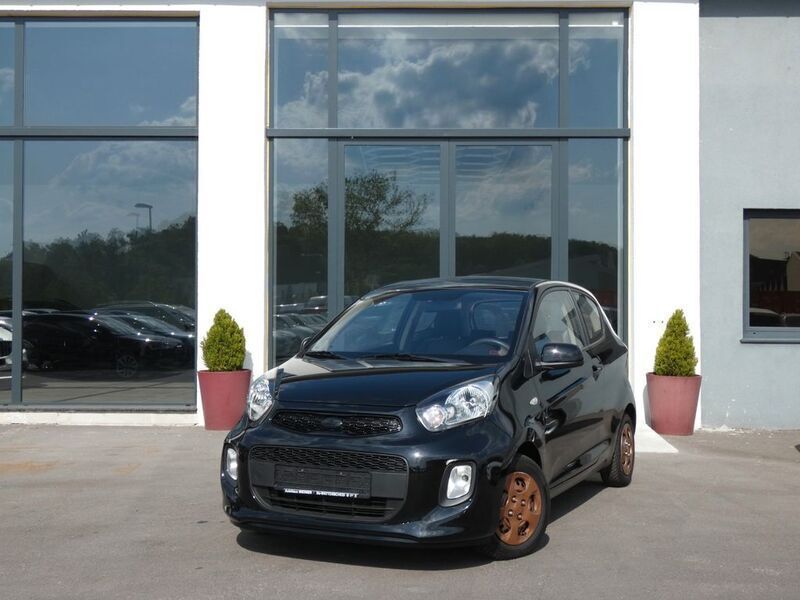 Galaxyschwarz met. Gebraucht 2016 Kia Picanto Kleinwagen | 4.690 € (Guter Preis) - Bild 1/4