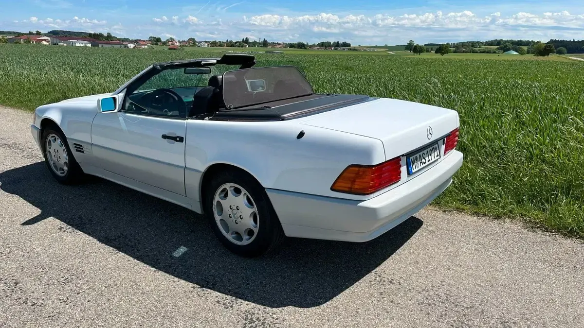 Gebraucht Mercedes SL300 190 PS (139 kW) 1992 Weiß Cabrio