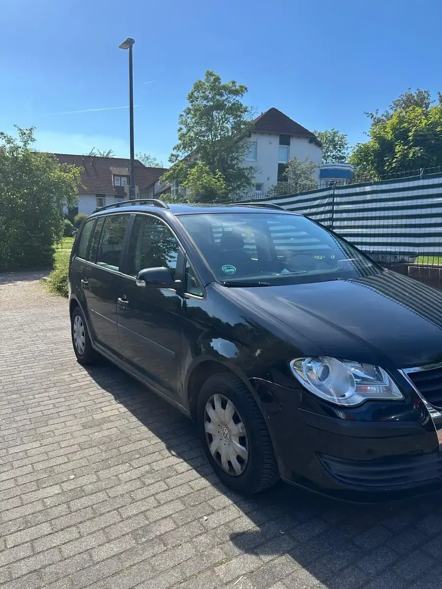 Gebraucht VW Touran 105 PS (77 kW) 2007 Schwarz Van / Kleinbus