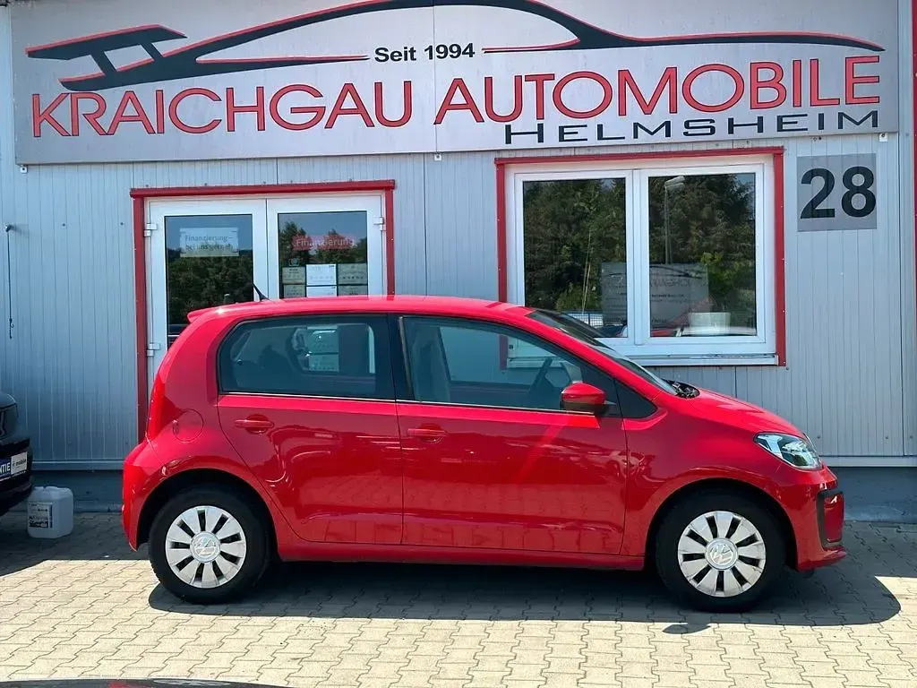 Gebraucht VW up! move up! 60 PS (44 kW) 2018 Rot Kleinwagen