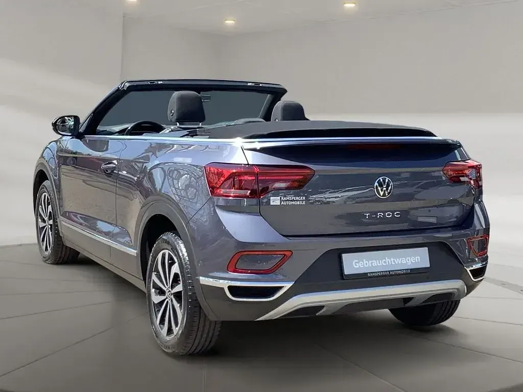 Gebraucht VW T-Roc Cabriolet Style 150 PS (110 kW) 2022 Grau Cabrio