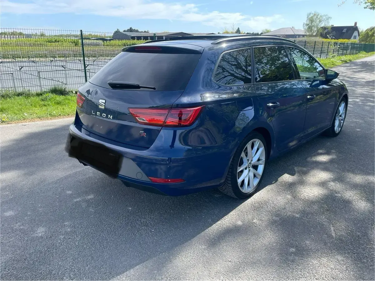 Usata Seat Leon FR 184 CV (135 kW) 2019 Blu Station wagon