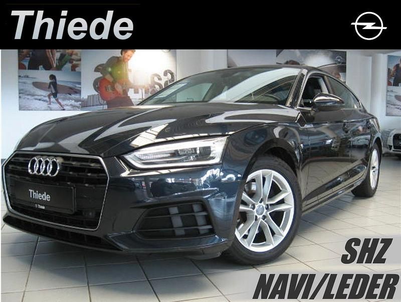 Gebraucht Audi A5 Ambiente 136 PS (100 kW) 2018 Mondscheinblau metallic (metallic) Coupé