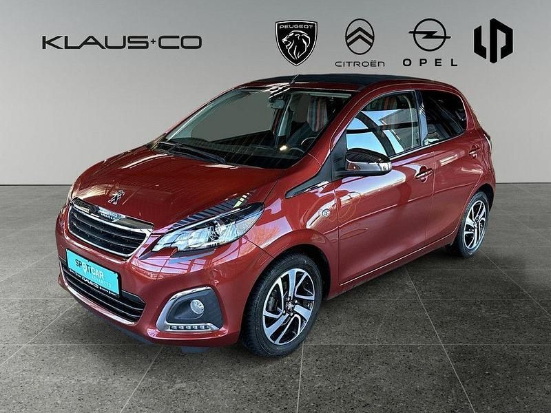 Rot Gebraucht 2020 Peugeot 108 Top! Collection Kleinwagen | 10.890 € (Fairer Preis) - Bild 1/3