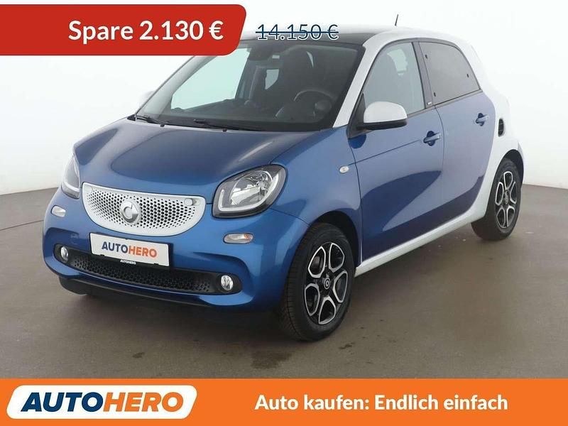 Blau Gebraucht 2017 Smart ForFour Basis Kleinwagen | 12.020 € (Fairer Preis) - Bild 1/3