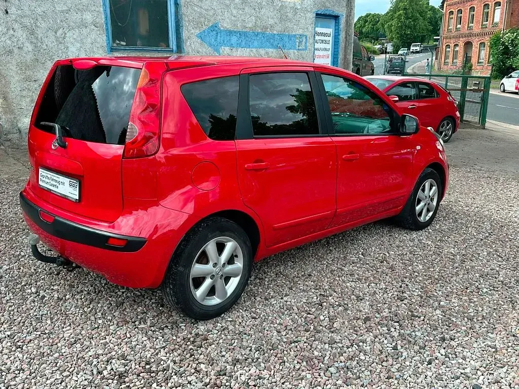 Gebraucht Nissan Note Acenta 88 PS (64 kW) 2007 Rot Kleinwagen