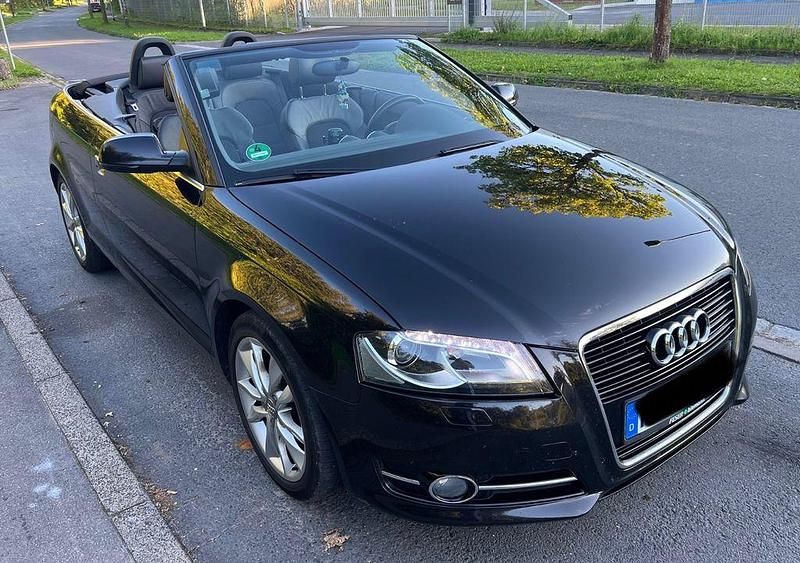 Schwarz Gebraucht 2012 Audi A3 Cabriolet Ambition Cabrio | 9.400 € (Guter Preis) - Bild 1/4