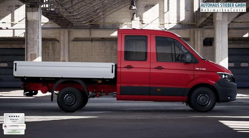 Neu MAN TGE 177 PS (130 kW) 2025 Rot Van