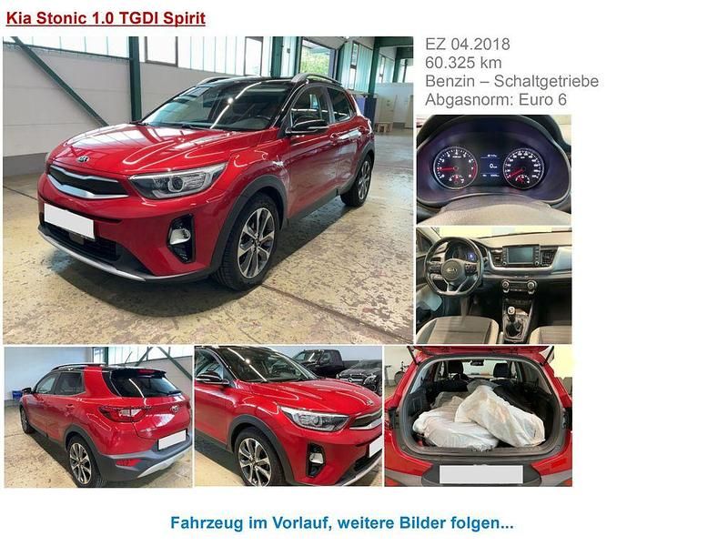 Rot Gebraucht 2018 Kia Stonic Spirit SUV | 13.400 € (Fairer Preis) - Bild 1/3