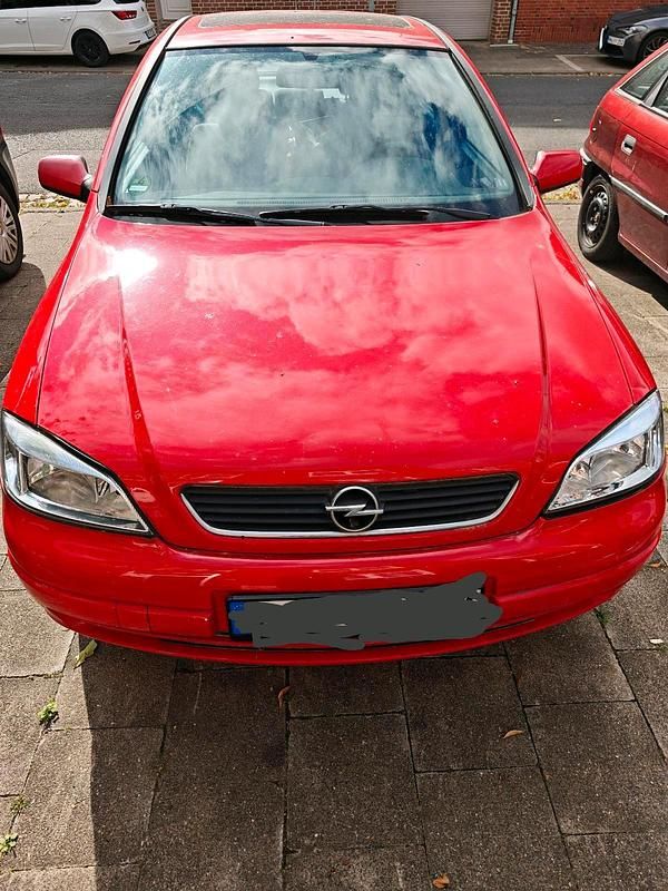 Rot Gebraucht 1999 Opel Astra Kleinwagen | 950 € (Fairer Preis) - Bild 1/4