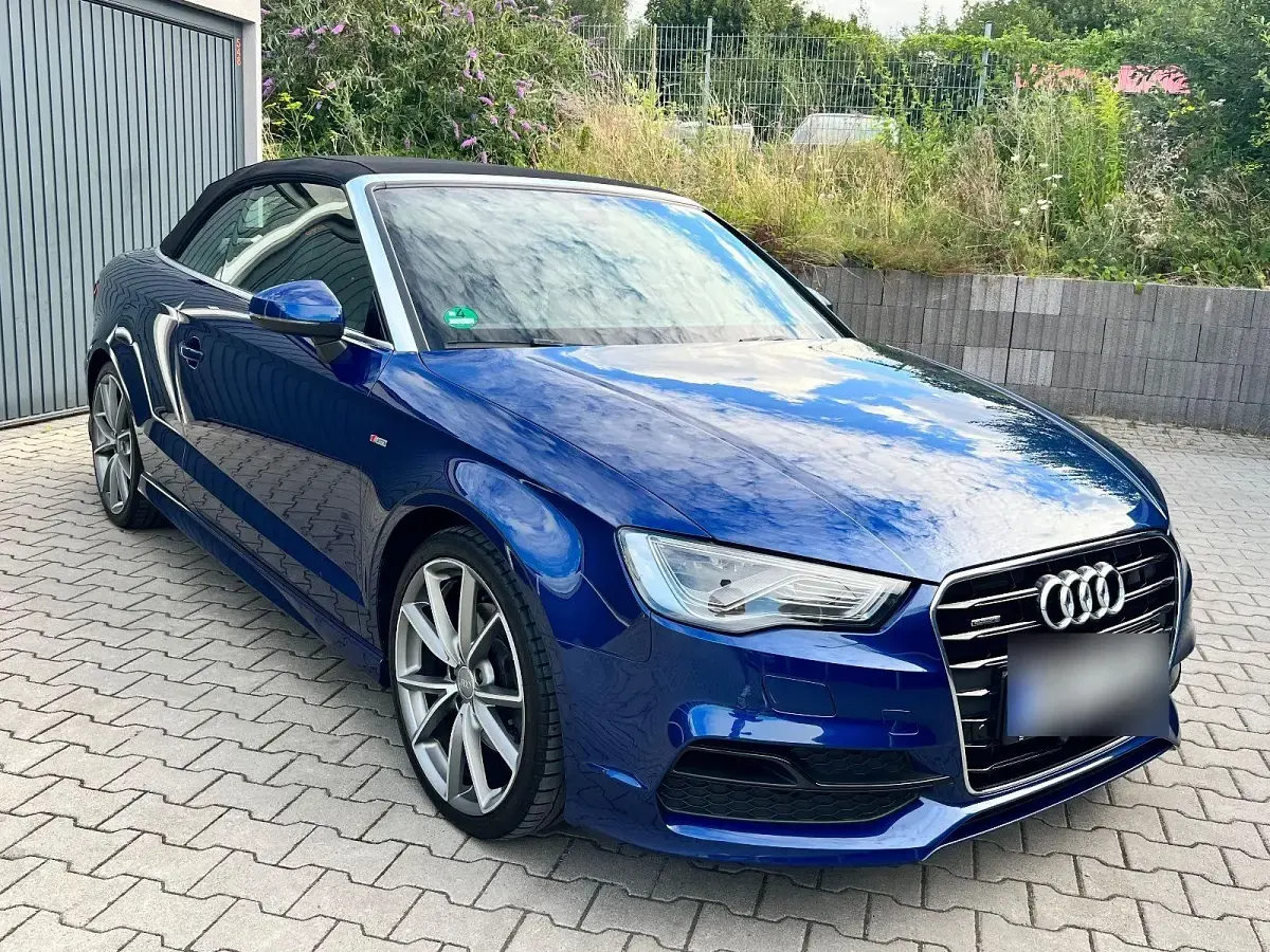 Używany Audi A3 Cabriolet S-Line 184 KM (135 kW) 2016 Niebieski Kabriolet